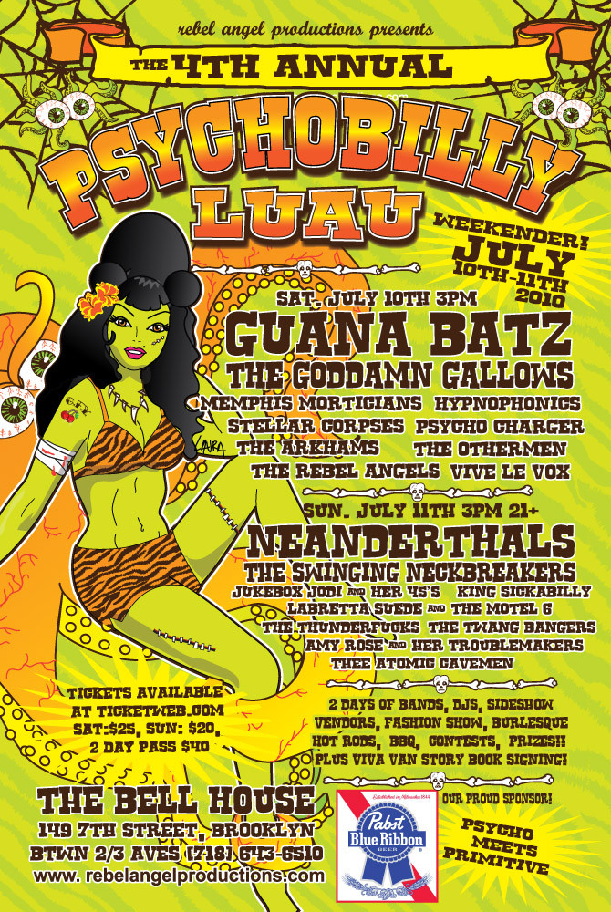 Psychobilly Luau 2010: another blast from gigs past