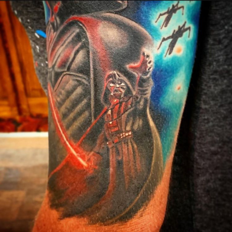darth vader cover-up tattoo after detail 2